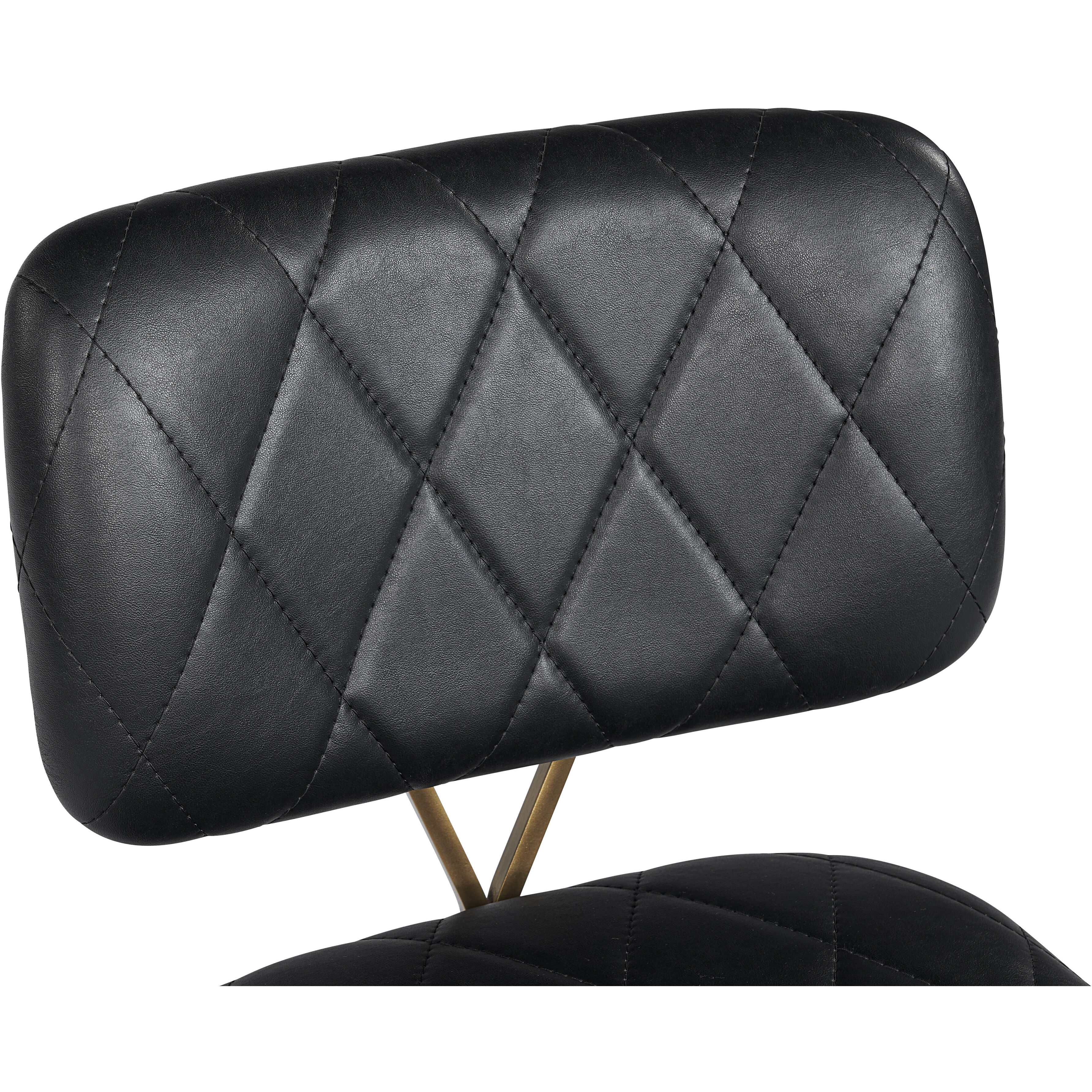 Virtu Bravo Black Swivel Dining Chair, Set Of 2